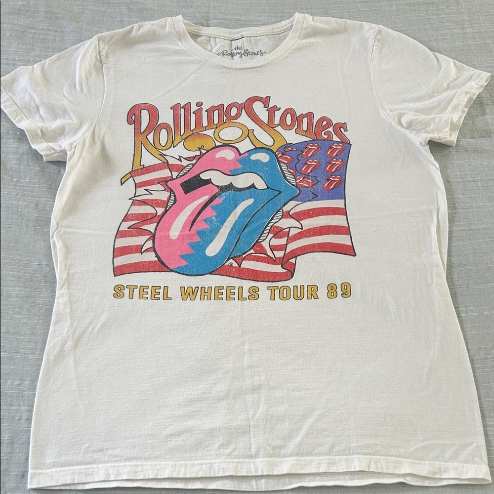 The Rolling Stones White Cotton Tee